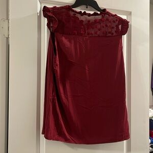 XL Maroon blouse
